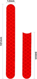 Autocollant réfléchissant pour roue avant pour Pro 4 (4 Sets)